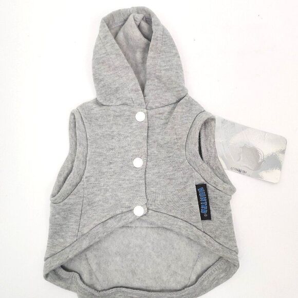 NEW NHL NY Islanders Dog Cat Premium Hoodie Button Up Sweatshirt XS - Picture 3 of 4